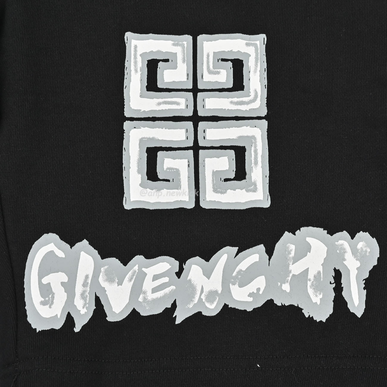 Givenchy 24ss Hand Drawn Logo Checkered Shorts (3) - newkick.org